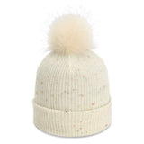 Imperial The Montage Pom Cuffed Beanie - Imperial 6014 Putty One Size Beanies