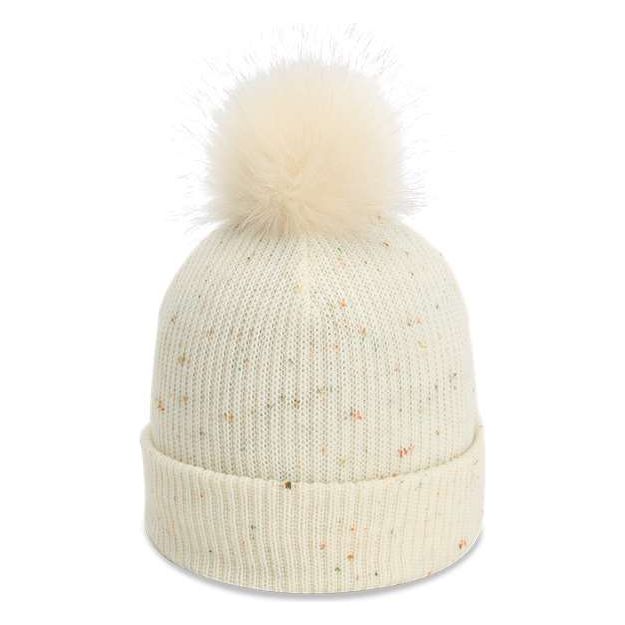 Imperial The Montage Pom Cuffed Beanie - Imperial 6014 Putty One Size Beanies