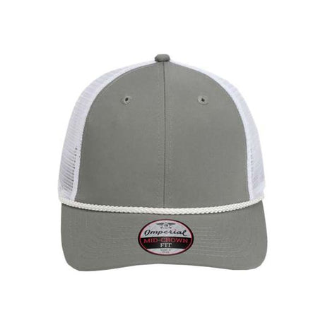 Imperial The Night Owl Performance Rope Cap - Imperial 7055 White/ White Adjustable Hats