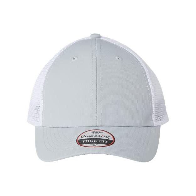 Imperial The Original Sport Mesh Cap - Imperial X210SM Fog/ White Adjustable Hats