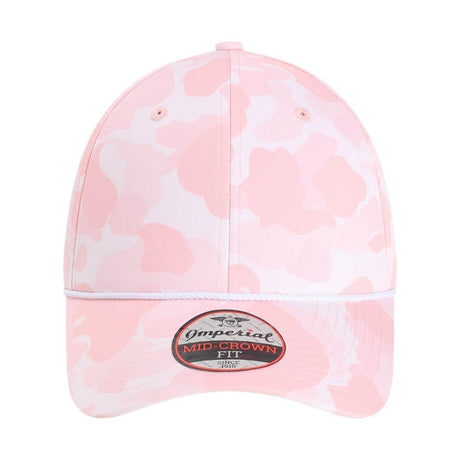Imperial The Outtasite Cap - Imperial 5058 Frog Skin Camo Light Pink Adjustable Hats