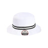 Imperial The Oxford Performance Bucket Hat - Imperial 1371P White/ Black One Size Hats