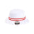 Imperial The Oxford Performance Bucket Hat - Imperial 1371P White/ Red One Size Hats
