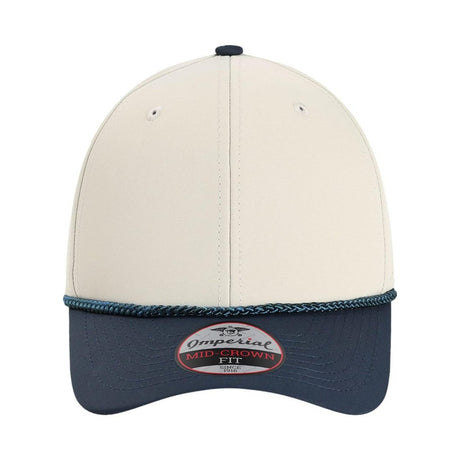 Imperial The Wingman Cap - Imperial 7054 Putty/ Navy/ Navy Adjustable Hats