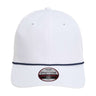 Imperial The Wingman Cap - Imperial 7054 White/ Navy Adjustable Hats