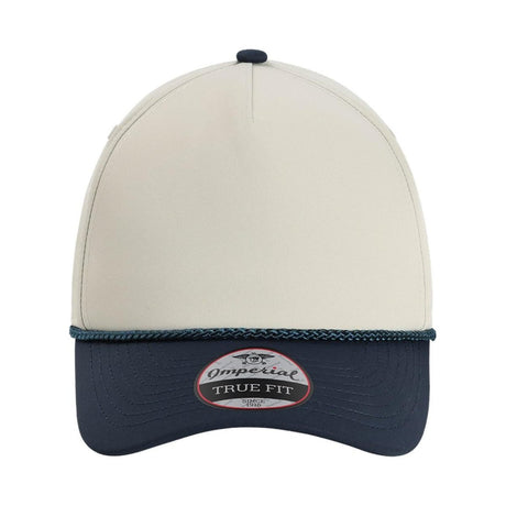 Imperial The Wrightson Cap - Imperial 5054 Putty/ Navy/ Navy Adjustable Golf Caps