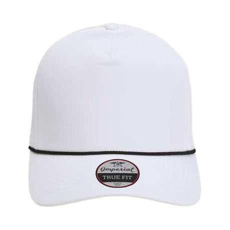 Imperial The Wrightson Cap - Imperial 5054 White/ Black Adjustable Golf Caps
