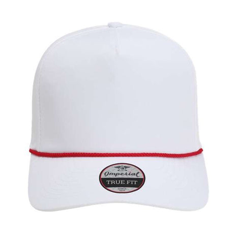 Imperial The Wrightson Cap - Imperial 5054 White/ White Adjustable Golf Caps