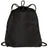 Improved Cinch Pack with Mesh Trim Black Drawstring Bags