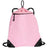 Improved Cinch Pack with Mesh Trim Bright Pink Drawstring Bags