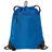 Improved Cinch Pack with Mesh Trim Snorkel Blue Drawstring Bags