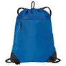 Improved Cinch Pack with Mesh Trim Snorkel Blue Drawstring Bags