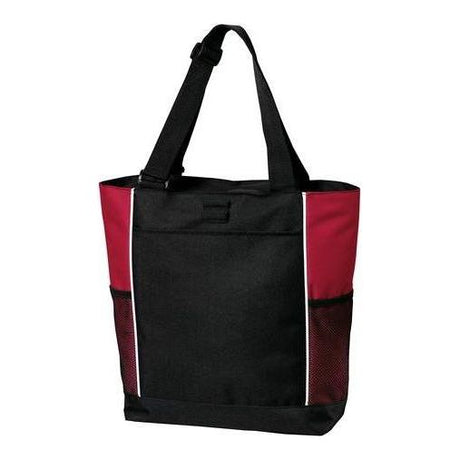 Improved Panel Tote Black/Red Tote Bags
