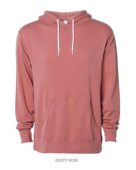 Independent Trading Co. Unisex Lightweight Hooded Sweatshirt - Independent Trading Co. AFX90UN Dusty Rose XS Hoodies