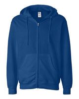 Independent Trading Co. Unisex Midweight Full - Zip Hooded Sweatshirt - Independent Trading Co. SS4500Z Royal XS Zip Hoodies