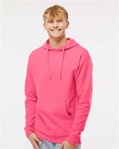 Independent Trading Co. Unisex Midweight Hooded Sweatshirt - Independent Trading Co. SS4500 Neon Pink XS Hoodies