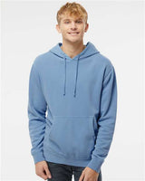 Independent Trading Co. Unisex Midweight Pigment - Dyed Hooded Sweatshirt - Independent Trading Co. PRM4500 Pigment Light Blue XS Hoodies