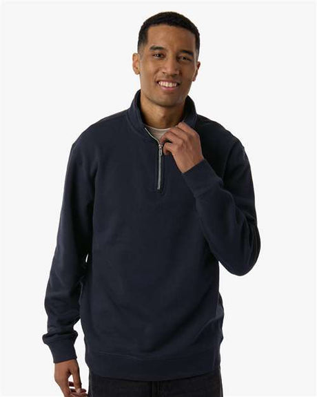 Independent Trading Co. Unisex Midweight Quarter - Zip Pullover - Independent Trading Co. SS4600QZ Classic Navy XS Quarter - Zip Sweatshirts