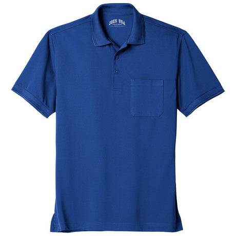 Industrial Snag - Proof Pocket Polo Royal X - Small Polos/Knits