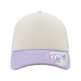 Infinity Her Women's Foam Trucker Cap - Infinity Her ROSIE Dusty Pink/ Pink/ Peachy Pink/ Butterfly Adjustable Hats