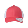 Infinity Her Women's Modern Trucker Cap - Infinity Her CHARLIE Coral/ White Adjustable Women's Caps
