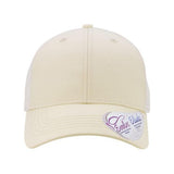 Infinity Her Women's Modern Trucker Cap - Infinity Her CHARLIE Vanilla/ White Adjustable Women's Caps