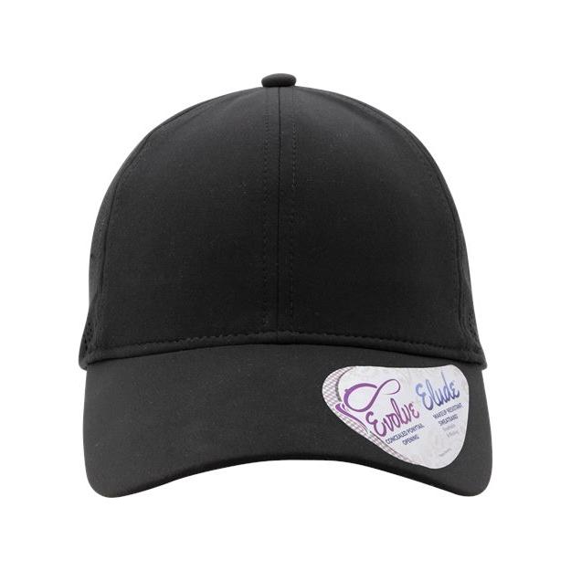 Infinity Her Women's Perforated Performance Cap - Infinity Her GABY Black/ Swirl Adjustable Hats