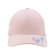 Infinity Her Women's Perforated Performance Cap - Infinity Her GABY Dusty Pink/ Floral Adjustable Hats