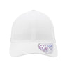 Infinity Her Women's Perforated Performance Cap - Infinity Her GABY White/ Floral Adjustable Hats