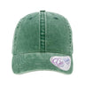 Infinity Her Women's Pigment - Dyed with Fashion Undervisor Cap - Infinity Her CASSIE Jade/ Daisy Adjustable Visors