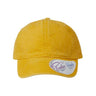 Infinity Her Women's Pigment - Dyed with Fashion Undervisor Cap - Infinity Her CASSIE Sunset Yellow/ Polka Dots Adjustable Visors