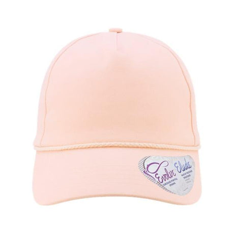 Infinity Her Women's Washed Five - Panel Rope Cap - Infinity Her MAYA Pink Sorbet/ Floral Adjustable Hats