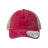 Infinity Her Women's Washed Mesh - Back Cap - Infinity Her TESS Red/ Leopard Adjustable Hats