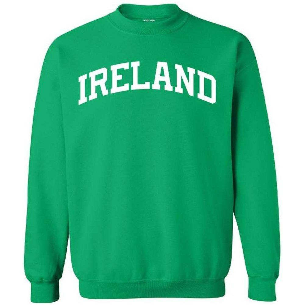 Ireland Logo Long Sleeve, Crewneck & Hoodie Crewneck Sweatshirt Small Crewneck Sweatshirts