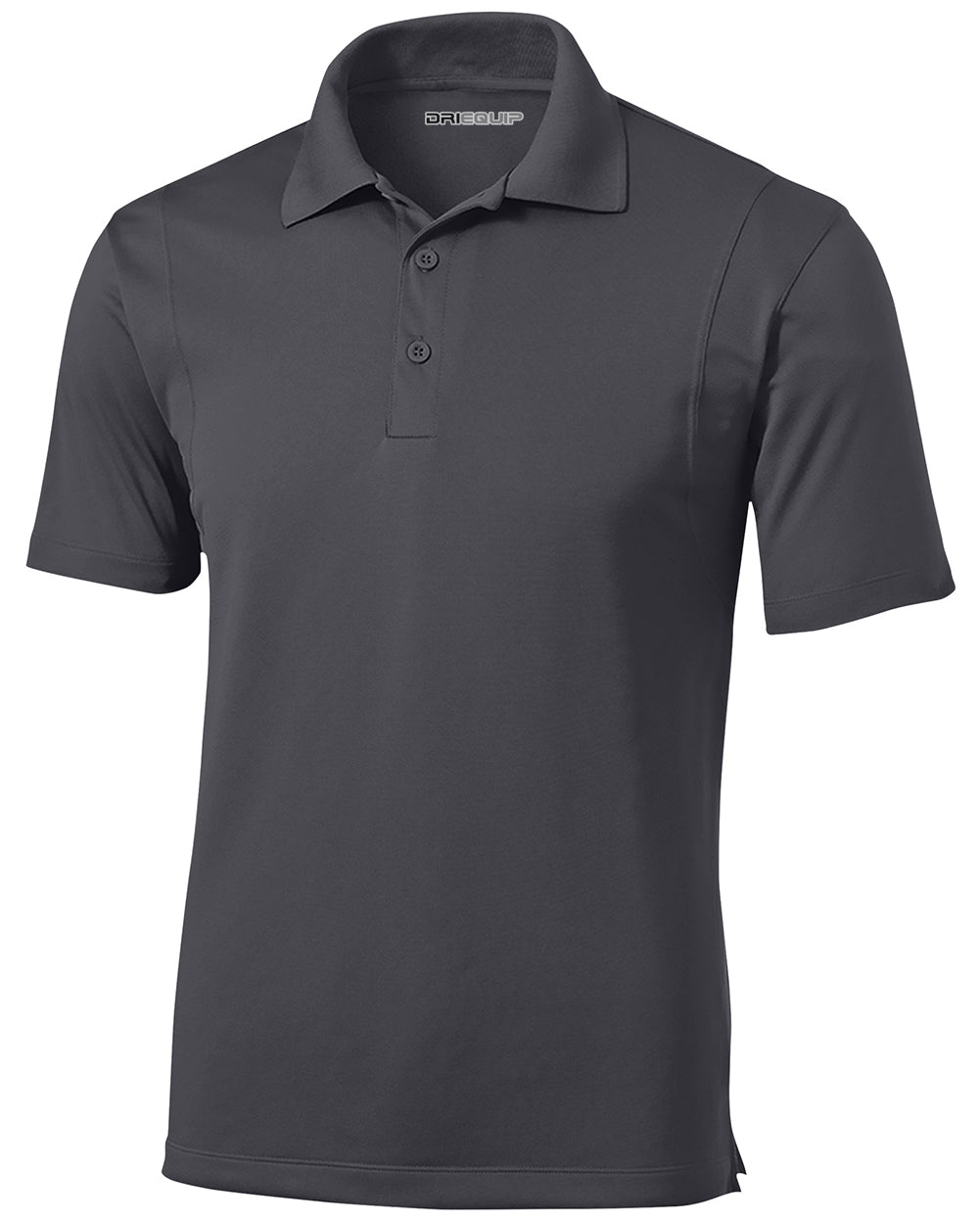 Men's Tall Micropique Polo Polos/Knits DRI-EQUIP Iron Grey Large Tall