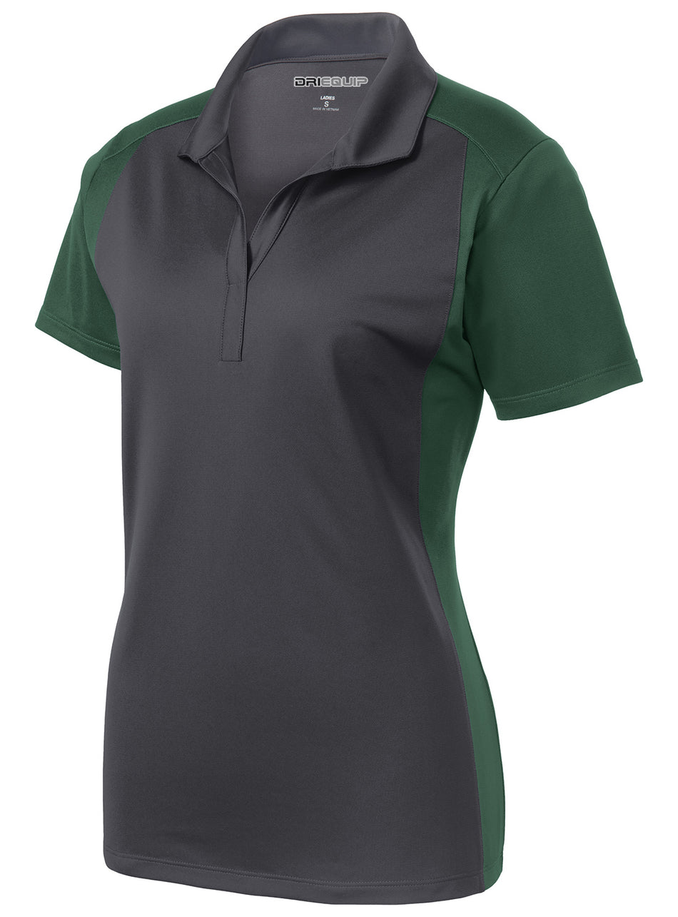 DRI-EQUIP Ladies Colorblock Micropique Sport-Wick Polo