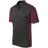Men's Colorblock Micropique Sport-Wick Polo Polos/Knits DRI-EQUIP Iron Grey / Maroon X-Small