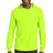 Jerzees Classics ™ Unisex Cotton Long Sleeve Hooded T-Shirt 363LH - Jerzees 363LH Safety Green S Hoodies