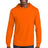Jerzees Classics ™ Unisex Cotton Long Sleeve Hooded T-Shirt 363LH - Jerzees 363LH Safety Orange S Hoodies