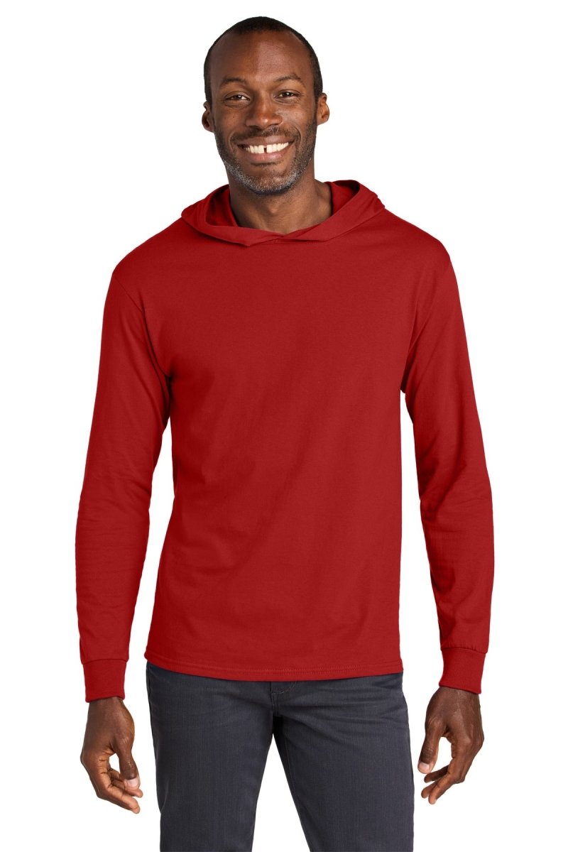 Jerzees 363LH Unisex Cotton Long Sleeve Hooded T-Shirt – Joe's USA
