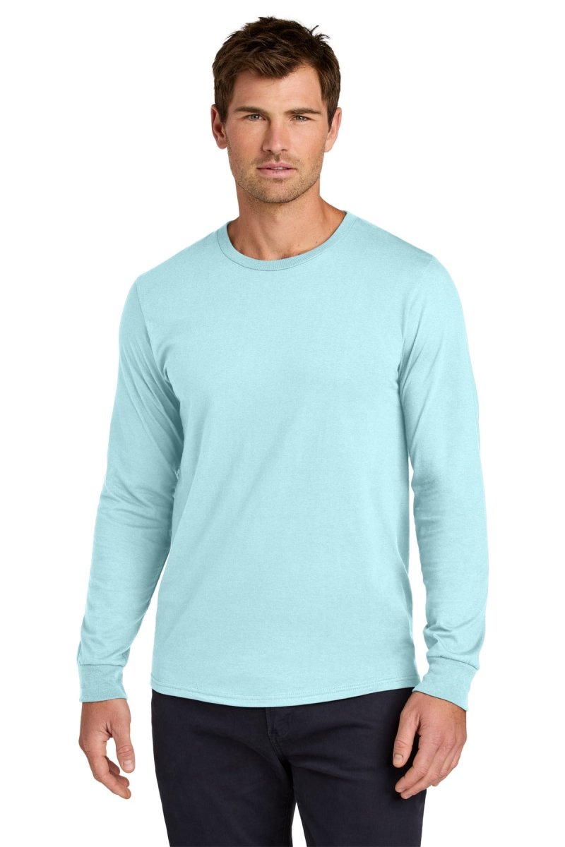 Jerzees Classics ™ Unisex Cotton Long Sleeve T-Shirt 363L - Jerzees 363L Breezy Blue S T-Shirts