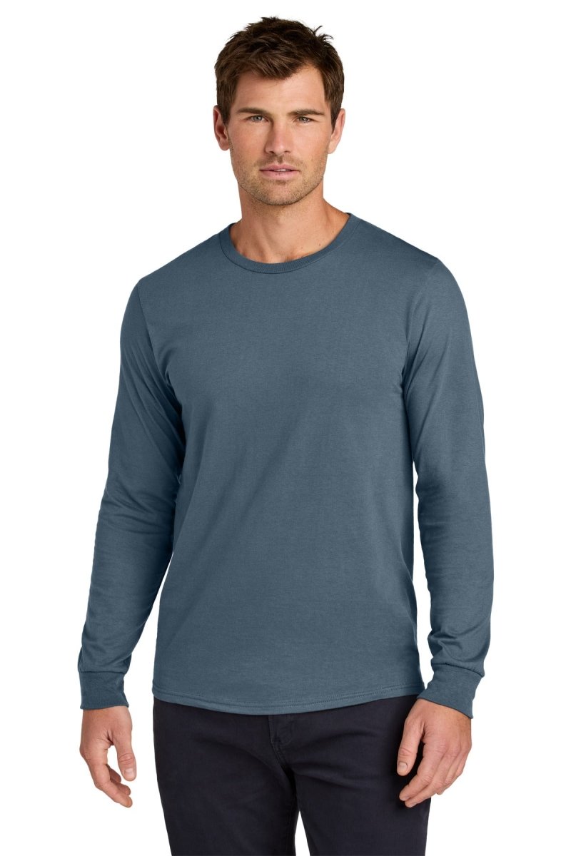 Jerzees Classics ™ Unisex Cotton Long Sleeve T-Shirt 363L - Jerzees 363L Denim S T-Shirts