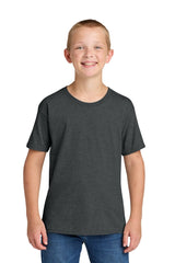 Jerzees Classics ™ Youth Cotton T-Shirt 363Y - Jerzees 363Y Black Heather XS T-Shirts