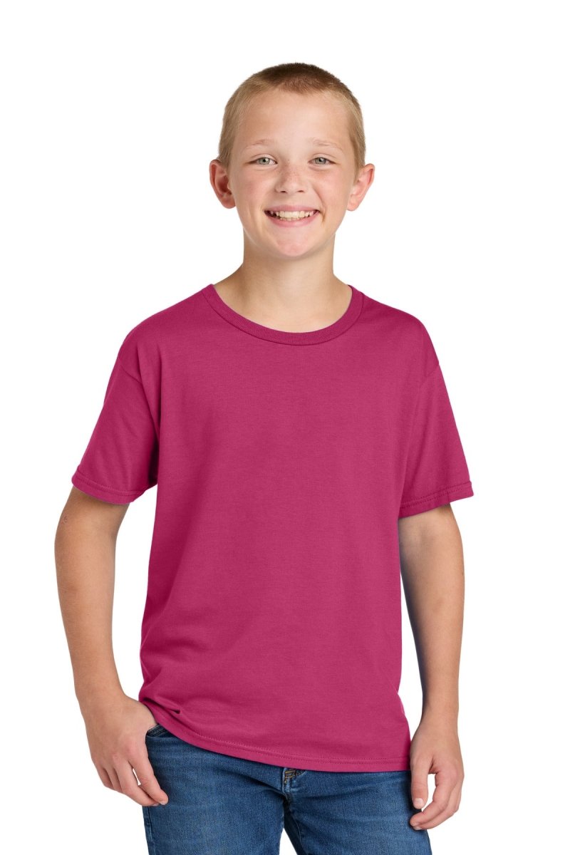 Jerzees Classics ™ Youth Cotton T-Shirt 363Y - Jerzees 363Y Cyber Pink XS T-Shirts