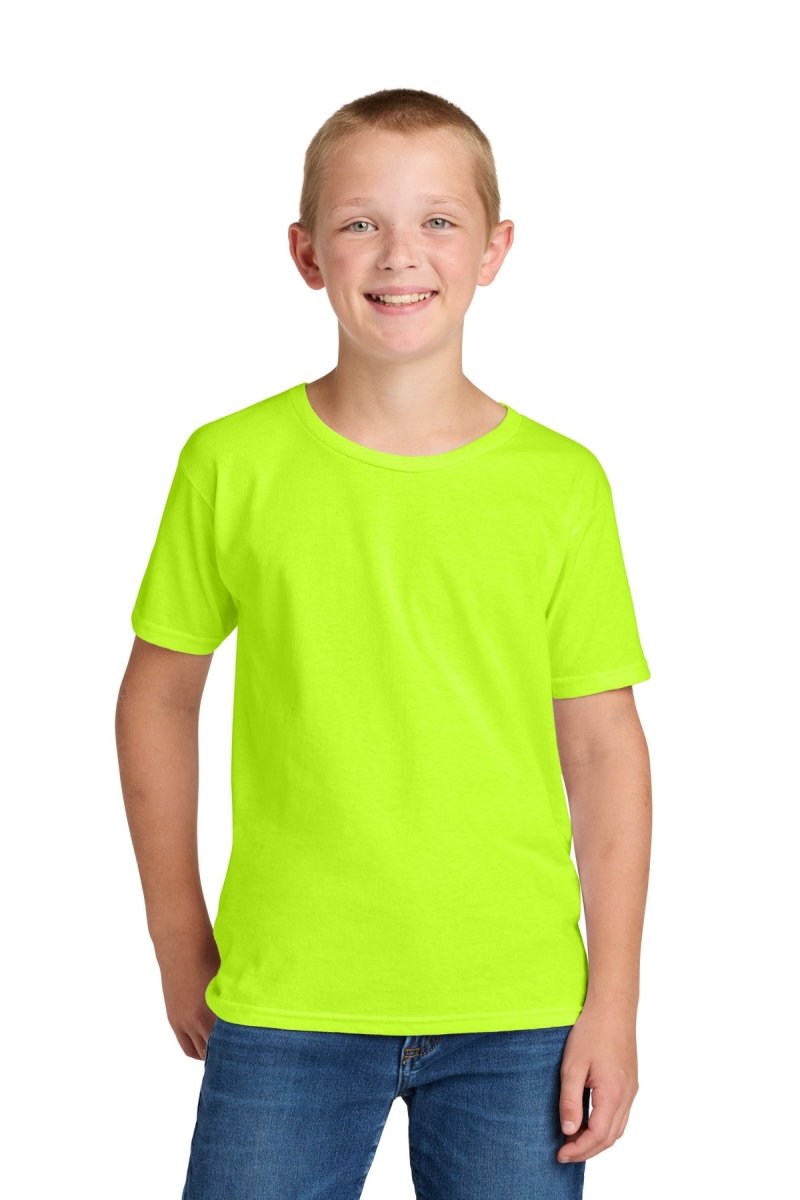 Jerzees Classics ™ Youth Cotton T-Shirt 363Y - Jerzees 363Y Safety Green XS T-Shirts