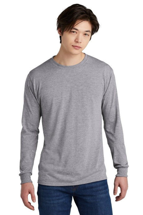 Jerzees ® Dri - Power ® 100% Polyester Long Sleeve T-Shirt 21LS - Jerzees 21LS Athletic Heather S T-Shirts