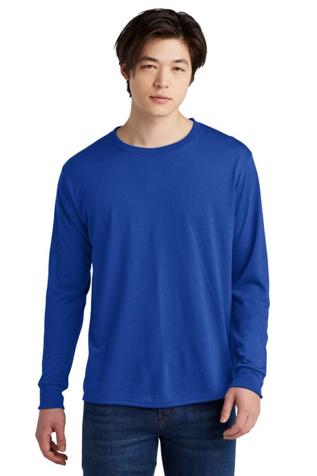 Jerzees ® Dri - Power ® 100% Polyester Long Sleeve T-Shirt 21LS - Jerzees 21LS Royal S T-Shirts