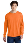 Jerzees ® Dri - Power ® 100% Polyester Long Sleeve T-Shirt 21LS - Jerzees 21LS Safety Orange S T-Shirts