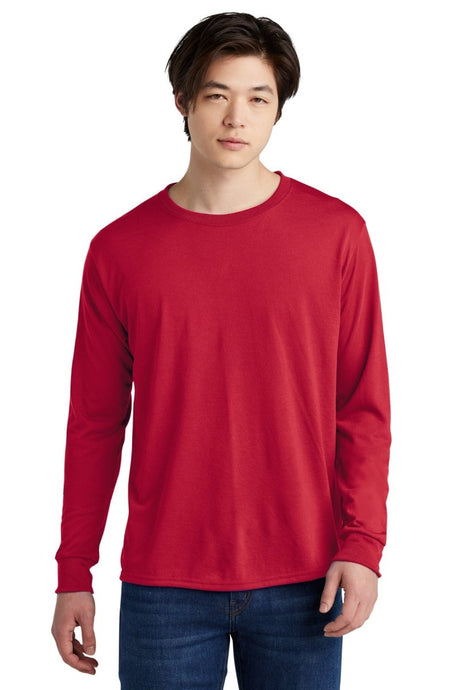 Jerzees ® Dri - Power ® 100% Polyester Long Sleeve T-Shirt 21LS - Jerzees 21LS True Red S T-Shirts