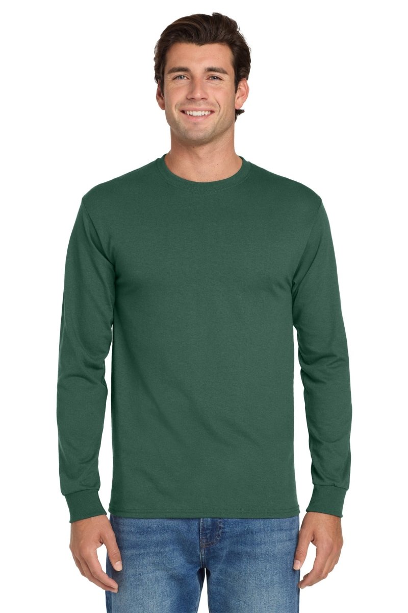 Jerzees ® - Dri - Power ® 50/50 Cotton/Poly Long Sleeve T-Shirt. 29LS - Jerzees 29LS Forest Green S Long Sleeve T-Shirts